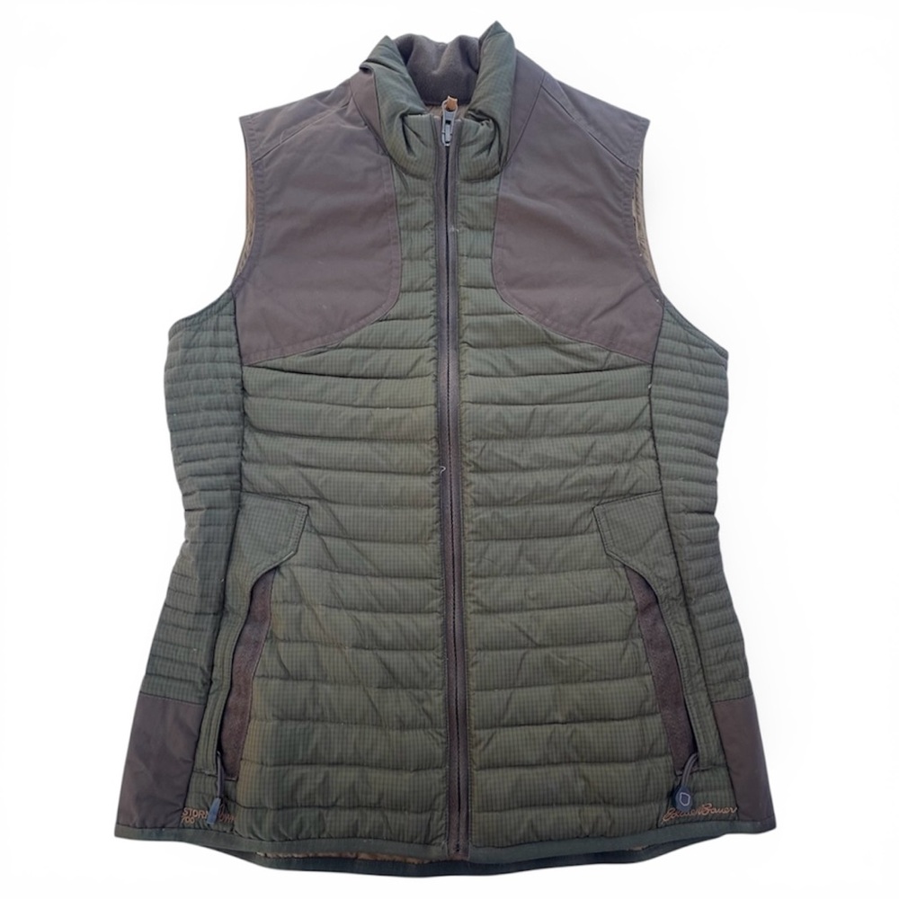 Eddie Bauer Women’s Full Zip Quilted Vest Sport Shop StormDown 700